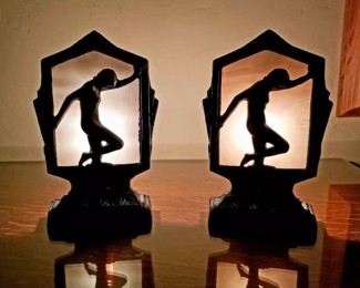 Art Deco/Art Nouveau Accent Lighting...circa 1930's