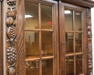 French Bruegel China Hutch that comes with a completed Dining Room Set. This is a treasure!