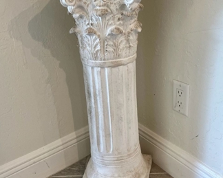 Classical Plaster Plinth - H 32"