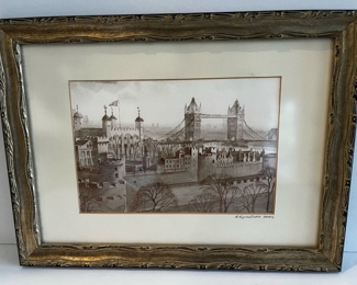 Russian pencil drawing by street artist from St. Petersburg