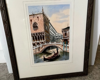 Venice watercolors street art