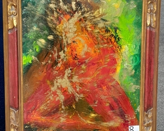 "The Woman Closes Her Eyes" / 1974 / 38Wx45H / $1,000