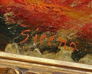 "The Woman Closes Her Eyes" / 1974 / 38Wx45H / $1,000