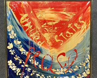 "United States Peace" / 1972 / 31Wx32H / $500