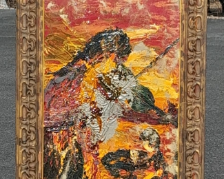 "The Poor Soul With The Richness Of Music" / 1970 / 33Wx46H / $1,000