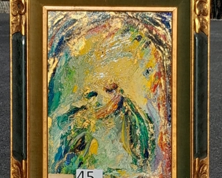 "Meeting" / 1981 / 31Wx39H / $1,000