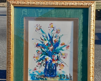 "The Beauty Of Flowers" / Undated / 23Wx27H $500
