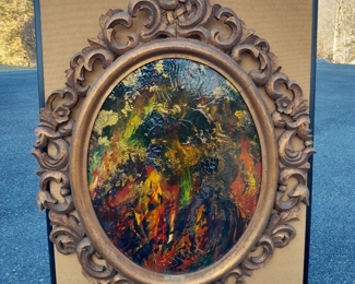 "Grandma And Grandchild" / 1968 / 25Wx37H / $500