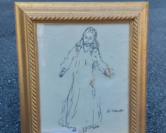 "Jesus" / Undated / 11Wx13H / $250