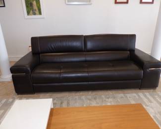 Natuzzi leather sofa