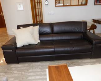 Natuzzi leather sofa