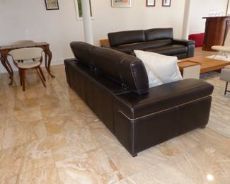 Natuzzi leather sofa