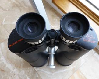 Binoculars and stand