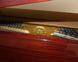 Mint Yamaha upright piano and bench