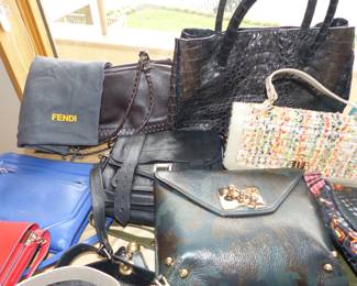 Designers Fendi and other handbags