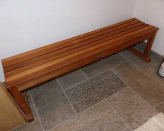 Teak bench