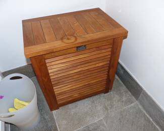 Teak storage box