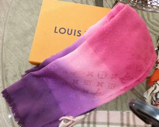 Designer Louis Vuitton scarf