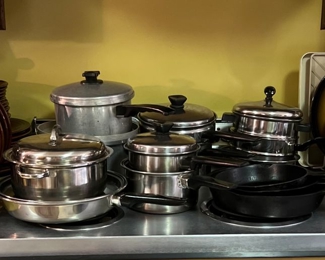 Cookware including Cast Iron