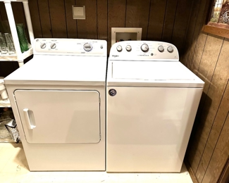 Nice Whirlpool Washing Machine and G. E. Dryer