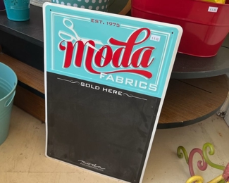 Moda Fabrics metal chalk board