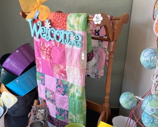 Another quilt rack - there are several different ones!
