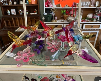 ....with Crystal Expressions by Ganz! Crystal Hummingbirds, flowers, ladybugs, etc.