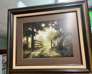 Framed Dalhart Windberg print "One Summer Day"