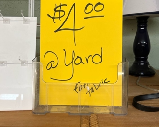 LOTS OF NEW FABRIC FOR SALE BY THE YARD!