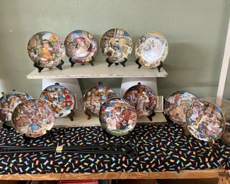 Franklin Mint CAROL LAWSON Teddy Bears limited edition collector plates