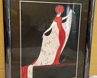 Alphabet Cloak by Erte