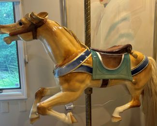 Vintage horse carousel figure. Large. From Coney Island