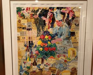 The Chef or La Cuisine Francaise by LeRoy Neiman