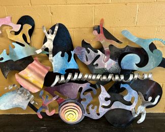 Metal wall art by Steve Zaluski
