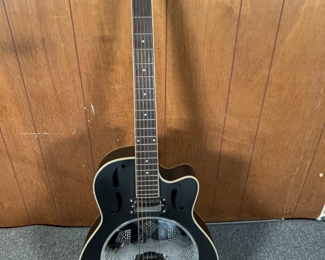 Johnson National Biscuit Resonator Elec. Acoustic Guitar