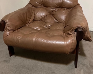 MCM Percival Lafer Brazilian Leather Lounge Chair