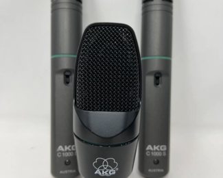 AKG Condenser Microphones C1000S & C3000