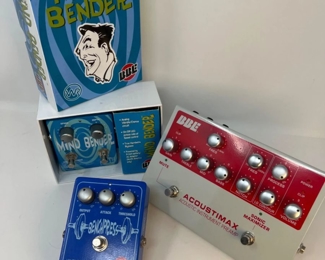 BBE Mind Bender & Bench Press Effects Pedals - Acoustimax Preamp