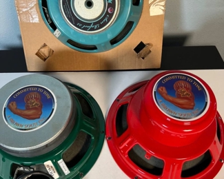 Tone Tubby 10" Speakers - Alnico Red, San Rafael, Ceramic Green