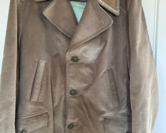 Vintage Sears Country Corduroy Coat Size 46