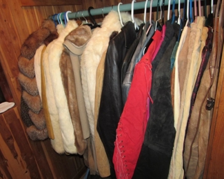 Vintage furs & leather