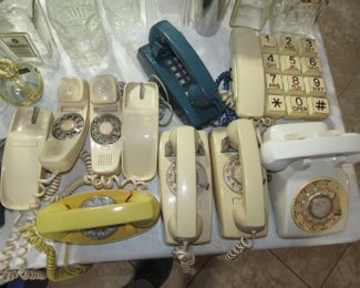 Vintage telephones