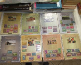 Various collections of stamps