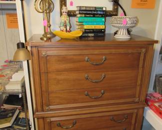 1960s Thomasville chest on chest