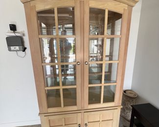 Curio Cabinet with lights $295