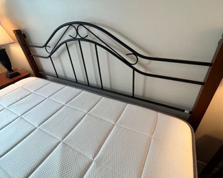 Black and brown Headboard still available $125