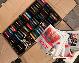ATARI BEING SOLD AS FULL LOT WITH GAMES.