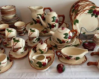 Franciscan Apple Pattern. All vintage back stamps 