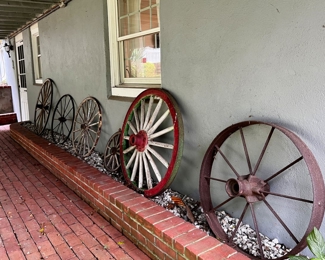 ANTIQUE WAGON WHEELS