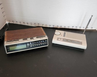 Midland weather radio and GE clock radio